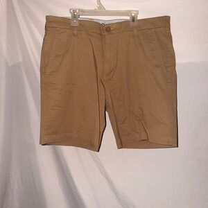 Dockers Men's Tan Flat Front Shorts